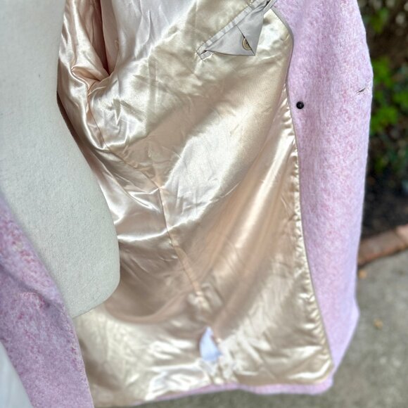 J.Crew Relaxed Topcoat in Italian Brushed Wool - Dusty Rose/Pink - Size Large - Picture 9 of 11